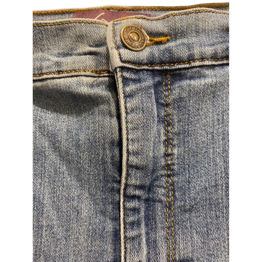 Gloria Vanderbilt Amanda High Rise Straight Leg Blue Jeans Medium Wash 16P - Picture 3 of 7
